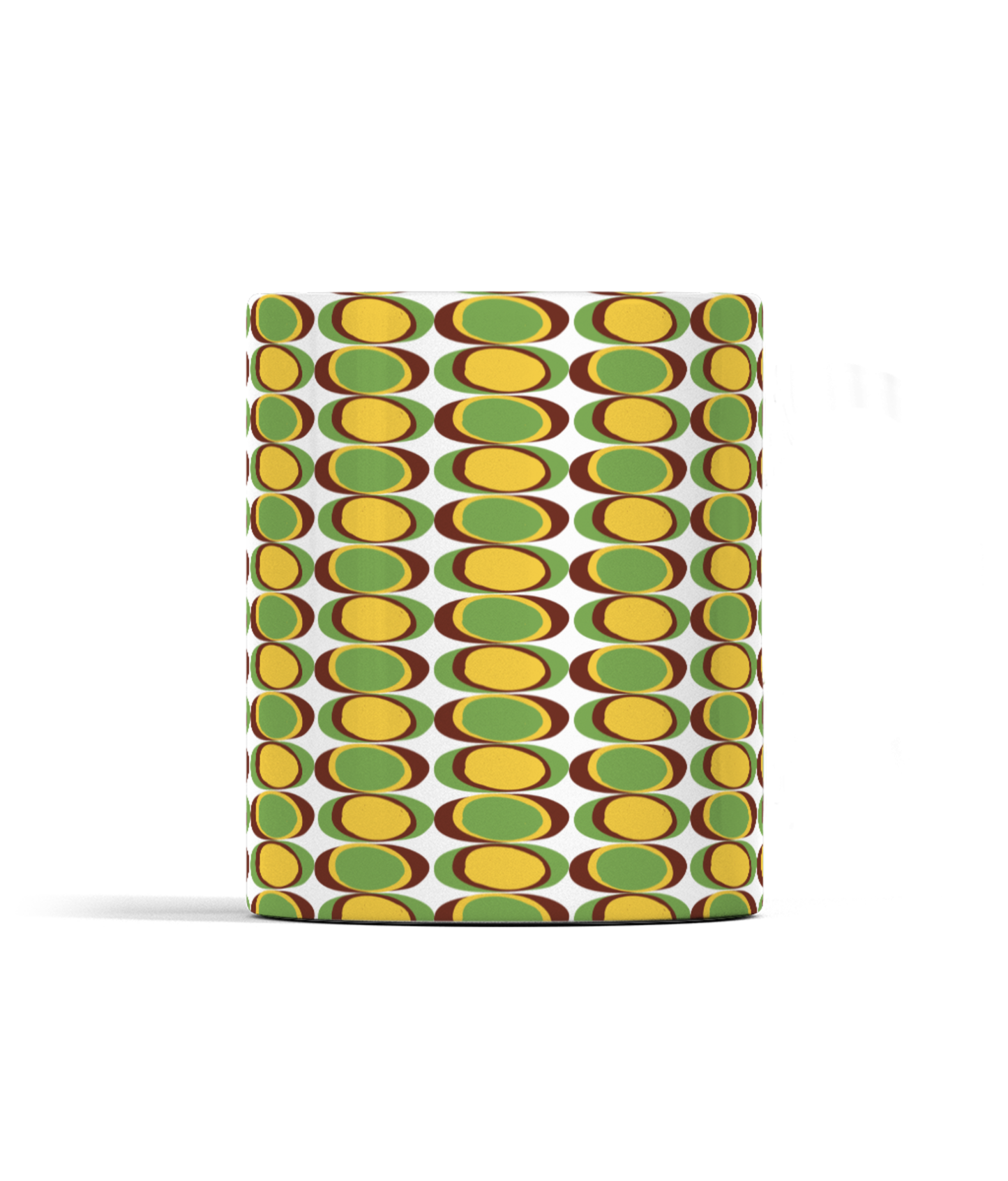 Dragon's Gaze Mug - Mustard, Olive & Brown